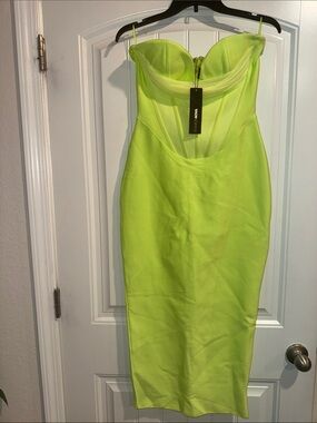 Lime Green Bandage Dress for Sale up to 90% Off: Poshmark